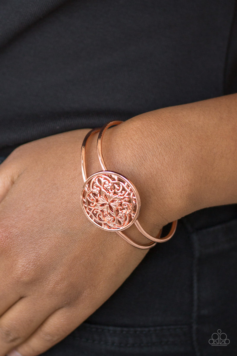 Metal manic copper bracelet paparazzi Clearance