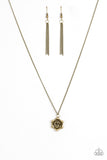 Paparazzi Necklace - Primrose Path - Brass