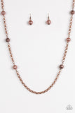 Paparazzi Necklace - Showroom Shimmer - Copper