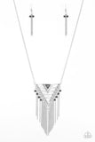 Paparazzi Necklace - Colorfully Colossal - Black
