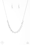 Paparazzi Necklace - Here We GLOW! - White