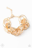 Paparazzi Bracelet - Statement Shimmer - Gold