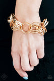 Paparazzi Bracelet - Statement Shimmer - Gold