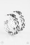 Paparazzi Earring - Just A Whim - Silver Hoop
