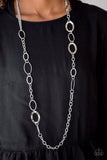 Paparazzi Necklace - Chain Cadence - Silver