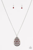 Paparazzi Necklace - I Am Queen - Red