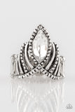 Paparazzi Ring - Heres Your Crown - White