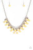Paparazzi Necklace - Friday Night Fringe - Yellow