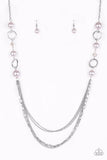 Paparazzi Necklace - Its About SHOWTIME! - Silver