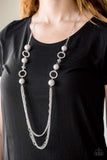 Paparazzi Necklace - Its About SHOWTIME! - Silver