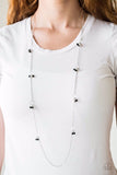 Paparazzi Necklace - House Party Posh - Black