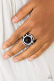 Paparazzi Ring - Pampered In Pearls- Black
