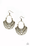 Paparazzi Earring - Indigenous Idol - Brass