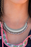 Paparazzi Necklace - Fringe Out - Silver