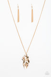 Paparazzi Necklace - Fiercely Fall - Gold