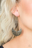 Paparazzi Earring - Trading Post Trending - Brass