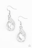 Paparazzi Earring - Easy Elegance - White