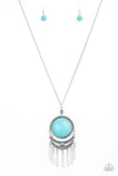 Paparazzi Necklace - Rural Rustler - Blue