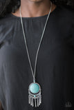 Paparazzi Necklace - Rural Rustler - Blue