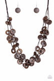 Paparazzi Necklace - Wonderfully Walla Walla - Brown