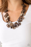 Paparazzi Necklace - Wonderfully Walla Walla - Brown