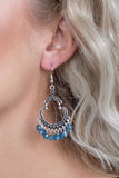 Paparazzi Earring - Babe Alert - Blue