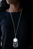 Paparazzi Necklace - Rural Rustler - White