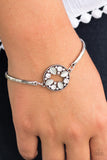Paparazzi Bracelet - A MOONWALK In The Park - White