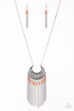 Paparazzi Necklace - Mad About Madagascar - Orange