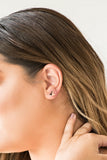 Paparazzi Earring - Fire Drill - Rose Gold