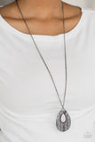 Paparazzi Necklace - Stop TEARDROP and Roll - Purple