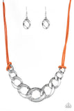 Paparazzi Necklace - Naturally Nautical - Orange