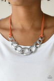 Paparazzi Necklace - Naturally Nautical - Orange