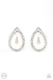 Old Hollywood Opulence - White Clip-On