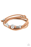 Paparazzi Urban Bracelet - Find Your Way - Brown