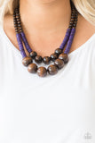 Paparazzi Necklace - Cancun Cast Away - Purple