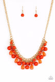 Paparazzi Necklace - Tour de Trendsetter - Orange
