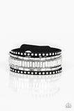 Paparazzi Urban Bracelet - Rock Star Rocker - Black