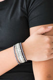 Paparazzi Urban Bracelet - Rock Star Rocker - Blue