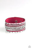 Paparazzi Urban Bracelet - Rebel In Rhinestones - Pink