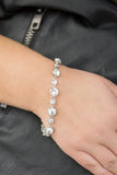 Paparazzi Bracelet - Starstruck Sparkle - White
