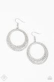Paparazzi Earring - Very Victorious - White