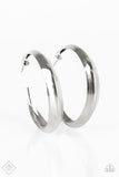 Paparazzi Earring - Lets Get Ready To Rumble! - Silver