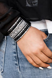 Paparazzi Bracelet - Rhinestone Rumble - Black