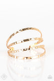 Paparazzi Bracelet - Get Used To GRIT - Gold