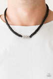 Paparazzi Necklace - Just In MARITIME - Black