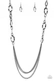 Paparazzi Necklace - Street Beat - Black