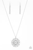 Paparazzi Necklace - Mandala Melody - Silver