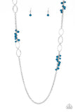 Paparazzi Necklace - Flirty Foxtrot - Blue