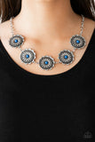 Paparazzi Necklace - Me-dallions, Myself, and I - Blue